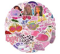 UTXN 60 Pegatinas Bonitas, Pegatinas para niñas, Pegatinas estéticas Rosas, Pegatinas Impermeables, Pegatinas Kawaii para álbumes de Recortes, para Ordenador portátil, Ordenador, Equipaje, patineta