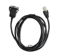 UTYDPLKHG Cable de montaje empotrado Cat5e, cable de extensión de montaje en panel Cat5e, cable de red Ethernet macho a hembra RJ45 con cubierta de PVC para placas de pared, muebles y