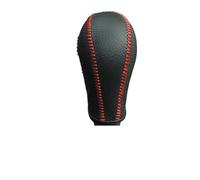 UTYSRFgkjlol Pomos de Palanca de Cambios Gear Covers Fit For Renault Koleos Samsung QM6 2009 To 2016 Shift Collars Genuine Leather Knob Cover(Red)