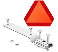 UTYSRFgkjlol Triángulo de señalización Triángulo amonestador Lento del vehículo con Las señales de Peligro reflexivas de la aleación de Aluminio del Hardware de Montaje
