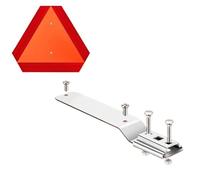 UTYSRFgkjlol Triángulo de señalización Triángulo amonestador Lento del vehículo con Las señales de Peligro reflexivas de la aleación de Aluminio del Hardware de Montaje
