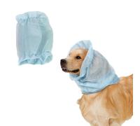 UtySty Cubreorejas de Perro para Mascotas, protección de Orejas largas, Transpirable, Manga de Malla, Protector para el Aseo de Gatos, Cocker, Spaniel, Cavalier, Basset, Verano, Mantiene a los