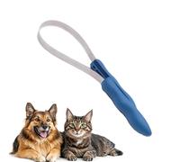 UtySty Cuchilla para perros de doble cara, de acero inoxidable, herramienta de cepillo de deshedding para perros, peine de curry para perros, cepillos para aseo de mascotas, eliminación de pelo suelto