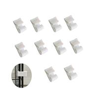 UtySty Paquete de 20 clips de jaula de alambre para jaula de gato, pestillo de puerta, hebilla de bloqueo a presión, abrazadera de conector desmontable para montaje de bricolaje, gatito, cachorro,