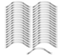 UtySty Paquete de 60 marcos flotantes de lona, clips de resorte de repuesto para marco de fotos de metal, clip de retención para marco de póster, marco flotante, tableros de respaldo de cartón, marcos