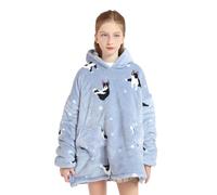 UUAISSO Sudadera con Capucha Para Niñas Sudadera con Capucha de Gran Tamaño Para Niños con Bolsillo Ropa de Invierno Cachorro saltarín