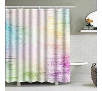 UUDIHO Cortina de Ducha con Degradado Colorido, Tela Impermeable, Decorativa para baño, Ideal para Colgar en la Pared (150 x 180 cm/59 x 71 Pulgadas (Ancho x Alto)