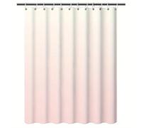 UUDIHO Cortina de Ducha en un Suave Degradado de Rosa Pastel y Beige, añadir un Toque Refinado a tu baño de Invitados (107 x 205 cm/42 x 81 Pulgadas [Ancho x Alto]).