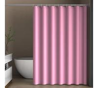 UUDIHO Cortina de Ducha romántica Rosa, Tela de poliéster, Impermeable, Lavable, Universal para hogar, Hotel (165 x 180 cm/65 x 71 Pulgadas [Ancho x Alto])