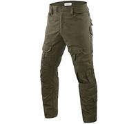 Uugood Pantalones Tácticos Hombre BDU G3 Multicámara Multi-Bolsillos Camuflaje Combat Pantalones Pantalones Militares Uniforme Multicam de Caza Paintball Airsoft Disparo (Verde, XL)