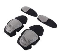 Uugood Rodilleras Tácticas Conjuntos de Coderas Pantalones G3 Pantalones Airsoft Combate Militar Rodilleras Codo Almohadillas protectoras para Paintball Airsoft Pantalones de Caza, Gris