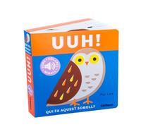 Uuh! - Llibre sonor per a nadons amb solapes, animals del bosc i mirall | Joc d’endevinar sons | A partir de 9 mesos (Qui fa aquest soroll?)