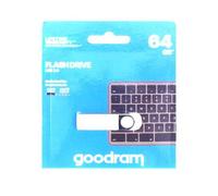 UUN2-0640S0R11 Pendrive USB 2.0 64GB R: 20MB/s W: 5MB/s USB A plata GOODRAM