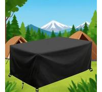 UUPAUO Funda Muebles Exterior Impermeable Tela Oxford Funda Mesa Exterior Resistente al Vient Anti-UV Funda Protectora Muebles Jardin Resistente Lonas Impermeables Exterior 115x55x35cm/LxWxH
