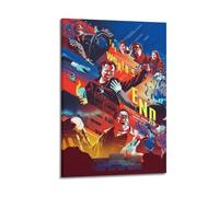 UUSDDUXC Póster artístico de película El fin del mundo, póster decorativo de lienzo para pared e impresión artística moderna para decoración de dormitorio familiar, 20 x 30 cm