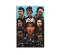 UUSDDUXC Póster decorativo de The Walking Dead Game para pared e impresión artística moderna para dormitorio familiar, 50 x 75 cm