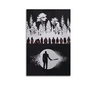 UUSDDUXC Póster decorativo de The Walking Dead, lienzo para pared e impresión artística moderna para dormitorio familiar, 40 x 60 cm