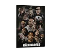 UUSDDUXC Póster decorativo de The Walking Dead TV Show, 4 pósteres decorativos para pared e impresión artística moderna para dormitorio familiar, pósteres de 20 x 30 pulgadas (50 x 75 cm)