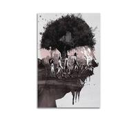 UUSDDUXC Póster decorativo de The Walking Dead Video Game 1 póster decorativo para pared e impresión artística moderna para dormitorio familiar, 60 x 90 cm