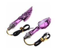 UUSNMOTO señal giro motocicleta Luces De Señal Giro Para Motocicleta, Traseras LED, Indicadores Para Modelo 10 Mm, 1 Par Direccionales Repuesto Con Intermitentes Secuenciales