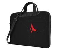Uusnwaa Bolsa clásica delgada para portátil Karate Boy Vector con cinturón intercambiable con correa para el hombro y asa, maletín ergonómico y bolsa de mensajero, Black, 15.6 inch