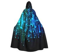 Uusnwaa Capa con capucha con estampado de estrellas, capa medieval renacentista para hombres y mujeres, disfraz de Halloween