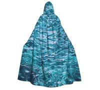 Uusnwaa Capa unisex con capucha para adultos, hermosa superficie del mar, capas con capucha para Halloween, Navidad, disfraces de fiesta