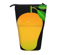 Uusnwaa Estuche telescópico de pie con estampado de mango retráctil para bolígrafos, bolsa de papelería para escuela, oficina, uso diario