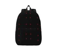 Uusnwaa Mochila de lona Karate Boy con cinturón intercambiable con estampado de color para mujeres y hombres, mochila clásica ligera para laptop, para la escuela, viajes y uso diario, Negro, M