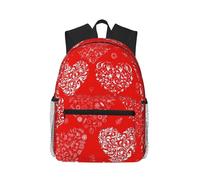 Uusnwaa Mochila ligera para laptop con estampado de amor para hombres y mujeres, resistente al agua, para la escuela, la universidad, trabajo, viajes, mochila