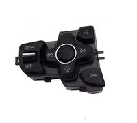 UUSSUP Interruptor Control Crucero Carcasa Botón Control Volumen Crucero Interruptor Volante Multifunción para Buick para Regal 2014-2016 para Lacrosse 2013-2015(Black Left B)