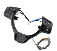 UUSSUP Interruptor Control Crucero Interruptor del Volante para Toyota para Yaris 2012-2018 para Verso-S para VitZ 2012-2014 Botones Volumen Control Teléfono(Piano Switch-Wire)