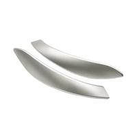 UUSSUP Manilla Interior auto Para Serie 3 4 F30 F80 F31 F32 F33 F34 F35 F36 2013-2018 Juego De Tirador De Puerta Interior Cubierta Exterior Embellecedora(Silver 2PCS)