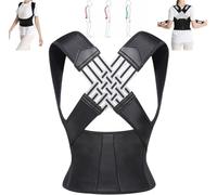 Uuxkgu Adjustable Back Posture Belt Office Home Gym Unisex，fevan Corrector Postura Espalda Premium Ajustable，Lower Back Stretcherback Correction，Posture Corrector for Men