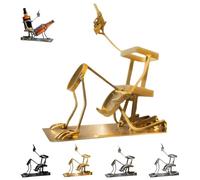 Uuxkgu Skull Coke and Wine Bottle Stand,unny Metal Skull Skeleton Bar Decor,or Whiskey, Beer - Steampunk Style Beverage Display Stand for Home, Kitchen, Prank Gift for Adults-B