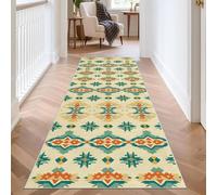 UUZEAI Alfombras Aztecas del suroeste de 140 x 200 cm para Sala de Estar, alfombras geométricas Coloridas Tribales nativas Americanas, Suaves y Finas, Antideslizantes para Dormitorio