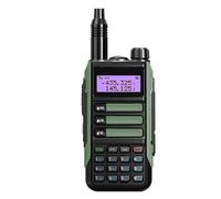 UV-16 Plus 10W Walkie Talkies VHF UHF Radio Bidireccional De Doble Banda Cargador USB Impermeable Radioaficionado De Doble Banda De Largo Alcance Sonido Claro(Standard)