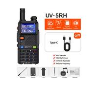 (UV-5RH)Walkie-talkie UV5RH/Pro Max, 15 W, frecuencia de replicación inalámbrica de seis bandas, 999