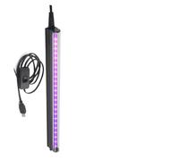 UV Black Light Bar For Room,Cabinet, Holiday Halloween Decorations, Body Paint, Poster,Fluorescent Tapestry,Glow Party, Lamp, Equipo ligero especial(C-UV-T5-1pack-black)