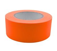UV FLOOR - Gaffer Adhesivo naranja fluorescente 50 mm x 25 m - Gaffer de calidad premium - Accesorio fluorescente - Fiesta - Cinta adhesiva decorativa -