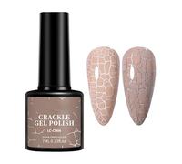 UV Gel Polish - UV Crackle Gel Polish for Creative Nail Styling | Vibrant Layering Formula with Smooth Application, Artistic Fingernail Decoration Tool, Home Salon for Party Makeup and Daily Fashion