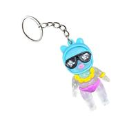 UV Keychain Charm - Resin Color Changing Pendant Bag Clip Funny Accessory