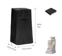 UV para Fuente de Piedra Apilada UV para Fuente de Piedra Apilada | Tela Oxford robusta, impermeable total, protege contra lluvia y nieve, tamaÃ±o 47x47x84cm