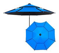 UV Protection Beach Umbrella 7.2ft Windproof Fishing Parasol with Sand Anchor 8.5ft Adjustable Sun Shade for Outdoor Use Red Color Perfect for Beach & Camping