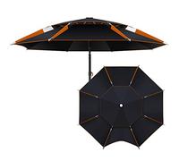 UV Protection Beach Umbrella 7.2ft Windproof Fishing Parasol with Sand Anchor 8.5ft Adjustable Sun Shade for Outdoor Use Red Color Perfect for Beach & Camping