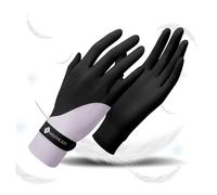 UV Protection Gloves, Non-slip Rubber Palm without Tightness, Sunblock Hand Cover with Breathable Fabric, Ideal for Gardening, Fishing, and Sports Outdoor Activities, 8.5x21cm