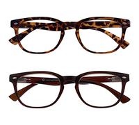 UV Reader Marrón Carey Y Marrón Gafas De Lectura Valor Pack 2 Estilo Diseñador Hombres Mujeres UVR2PK014_015 +3,50