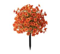 Uv Resistant Topiary, Artificial Garden Ball Flowers, 56cm Outdoor Faux Plants with Spike, Garden Yard Decor Wedding Event, Indoor Outdoor Decor, All Season Landscaping Accent for Styling Event Decors