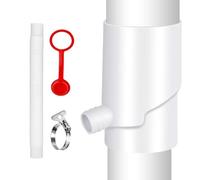 UV Resistant Weatherproof Rain Barrel Diverter Kit - Rain Catchment System, Collects Rainwater from Gutter, for Gardening Watering Cleaning