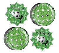 UV STYLISH Juego de 40 platos de papel decorativos para fiestas de cumpleaños infantiles, para 20 personas